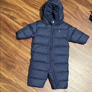 Ralph Lauren Navy Blue Kids Puffer Jacket